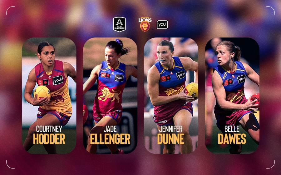 Four Lions rewarded with AFLW All-Australian squad selection
