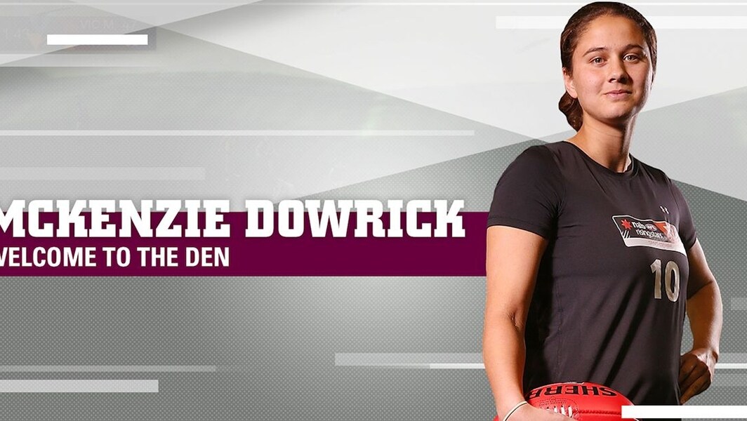 AFLW Lions select McKenzie Dowrick with Pick No. 33
