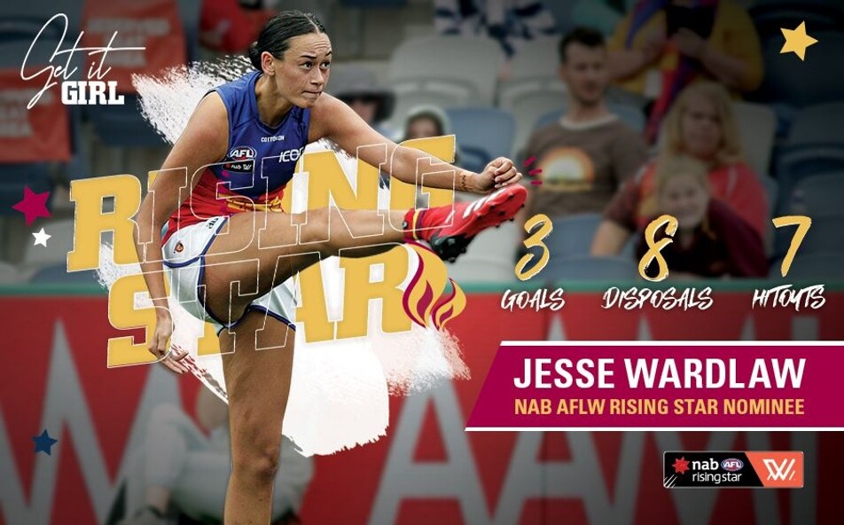 Wardlaw Nominated For Nab Aflw Rising Star Nomination