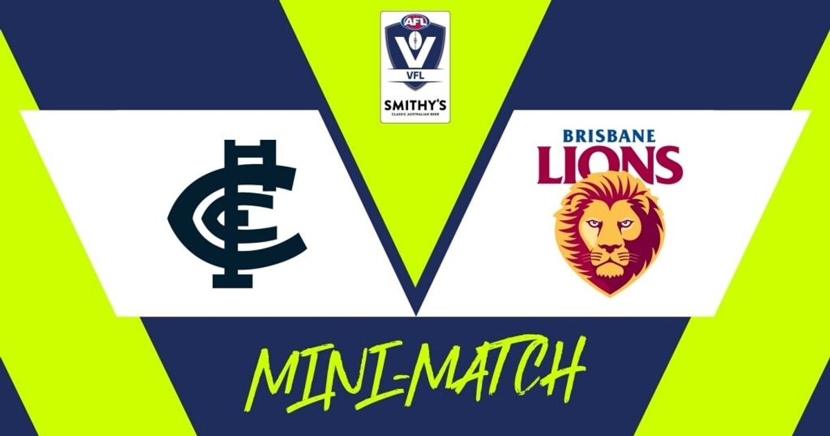 VFL MiniMatch Round 7 vs Carlton