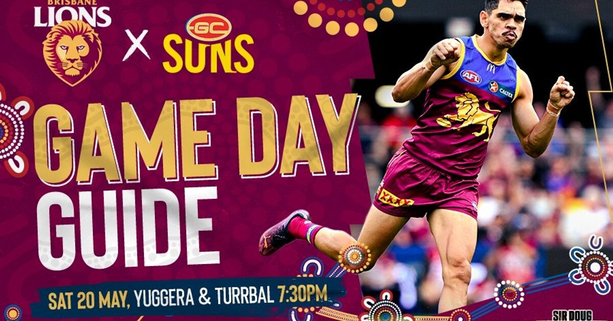 Game Day Guide Rd 10 v Gold Coast Suns
