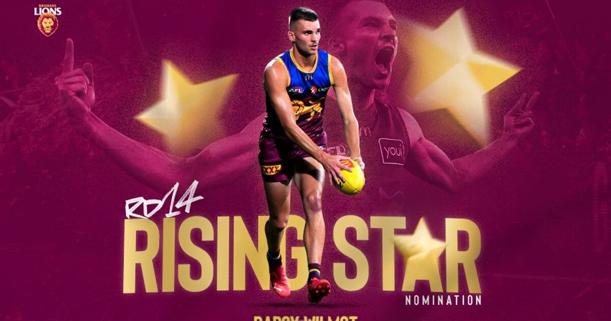 Wilmot Named AFL Rising Star Nominee for Round 14