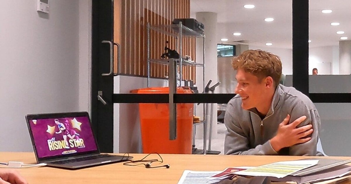 Jaspa Fletcher Finds out he's a Rising Star Nominee