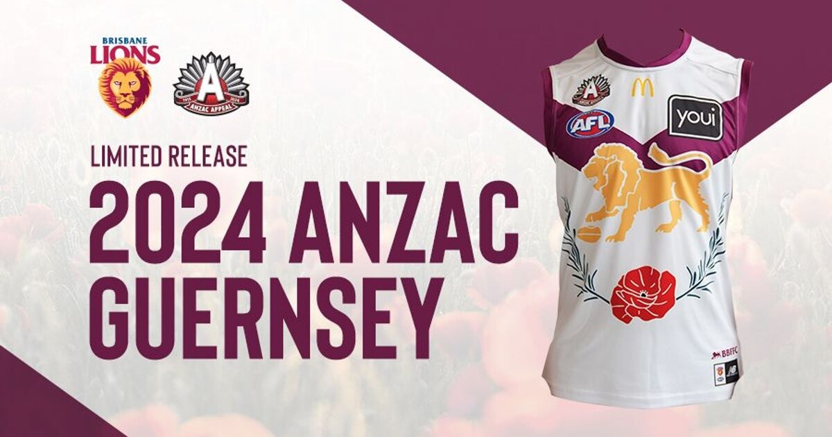 Lions Launch 2024 ANZAC Guernsey