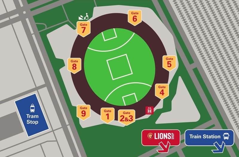 Marvel Stadium Map