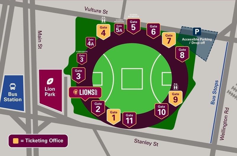 Gabba Map